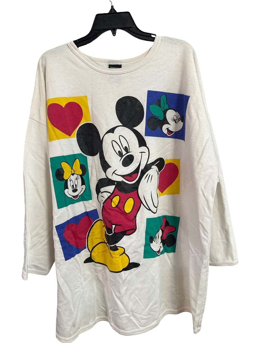 Disney Mickey Unlimited Mickey Mouse Sweatshirt White Graphic